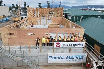 HaiSea Marine's new floating facility will accomodate five tugs (Seaspan)