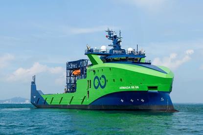 The Ocean Infinity Armada 86-metre vessel 8606