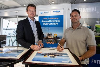 Damen signs with Carmet Tug Company for Multi Cat 2309 (1)