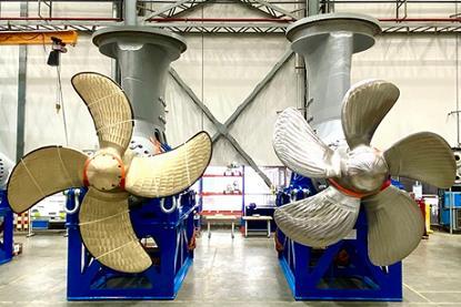 The image shows a range of ABB Azimod Propulsion