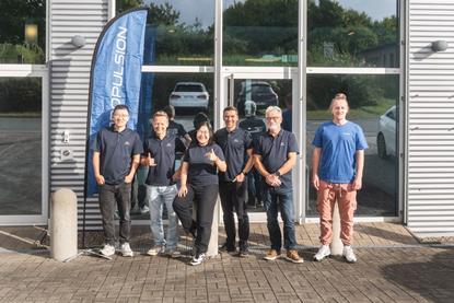 The image shows the ePropulsion Deutschland team