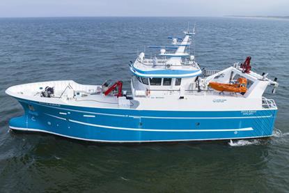 The fishing-training vessel 'Skulebas' will have the first Pelican fuel cell installation (Hvide Sande Shipyard)