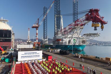 The Norse Energi at the CIMC Raffles Shipyard