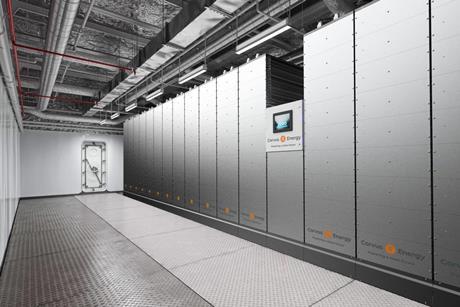 A stack of battery systems