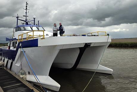 e-Ginny - Electric Crew Transfer Vessel - Tidal Transit