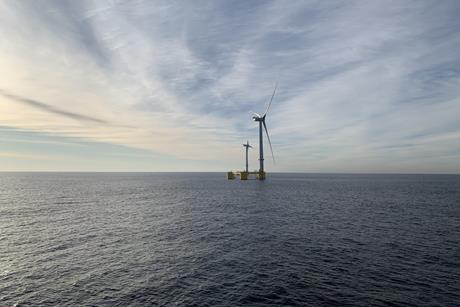 An offshore wind turbine