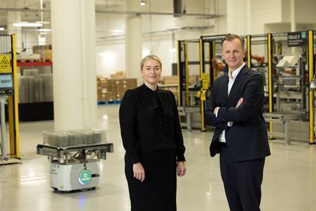 Corvus Energy's CFO Mette Hanestad and CEO Fredrik Witte
