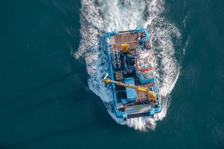 The image shows a Jifmar vessel on the water