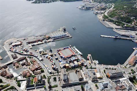Norwegian port of Kristiansand