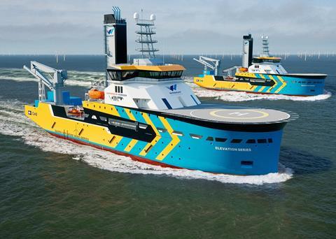 The tug-barge combination will include a range of DMC components (Damen Marine Components)