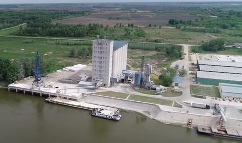 The Serbian port of Bogojevo, on the left bank of the River Danube