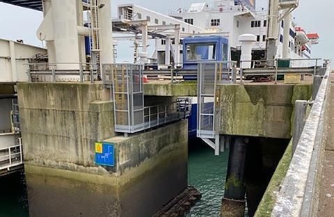 The Port of Dover needed six bespoke suspended walkways to be built beneath its piers to be used for inspections and maintenance