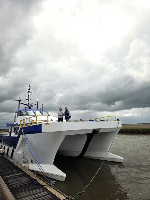 e-Ginny - Electric Crew Transfer Vessel - Tidal Transit
