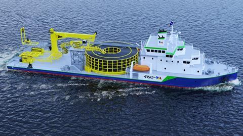 PO Maritime Logistics - Cable Laying Vessel Rendering 4