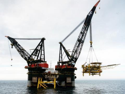 The Ketch and Schooner platforms are located in the Southern North Sea in the UK sector and were installed by Heerema in the 1990s