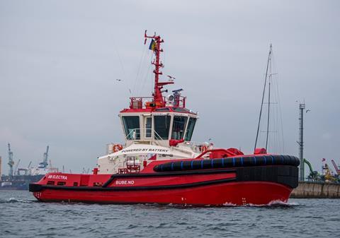 Sanmar electric tug