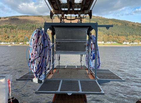 Shearwater Marine's Dry Space structure in testing on Holy Loch