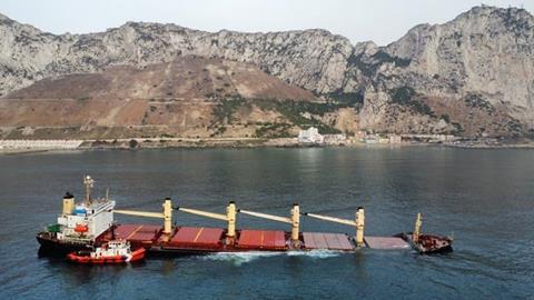 Resolve was involved at the early stages of the OS 35 sinking at Gibraltar (Resolve)
