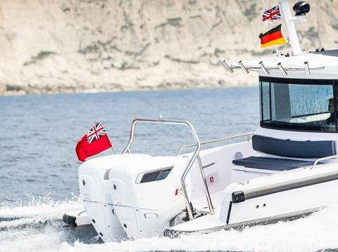 Cox Marine is working with the University of Brighton to convert its CXO300 diesel outboard engine to operate as a dual fuel hydrogen engine