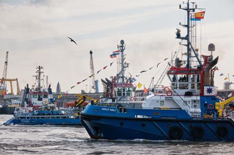 A tug ballet was part of Fairplay Rotterdam's 25th birthday party (Fairplay)