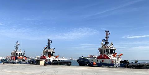 Boluda's trio will serve a container terminal in Egypt (Boluda)