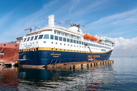 Tersan Shipyard coastal cruise ship for Havila Kystruten