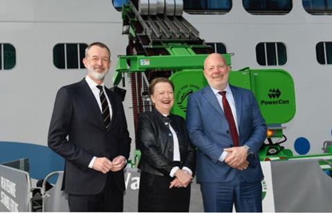 Boudewijn Siemons, CEO Port of Rotterdam Authority, Mai Elmar, executive director, Cruise Port Rotterdam, Robert Simons, Vice Mayor, Rotterdam (RPA)