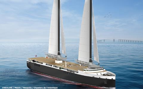 NEOLINE will power its 136-metre Neoliner with Solid Sail technology