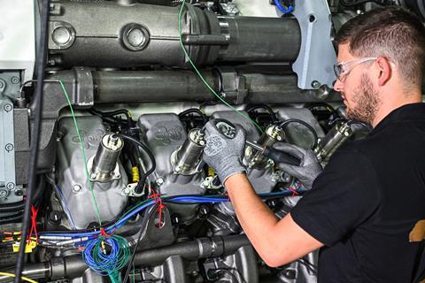 Methanol engine testbench