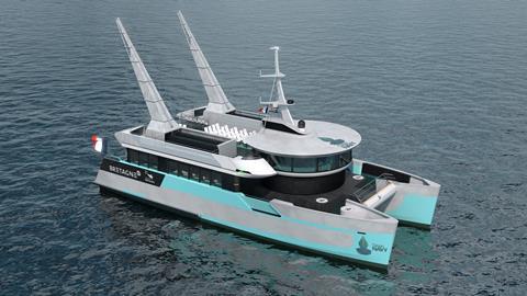 Render of Green Navy's vessel