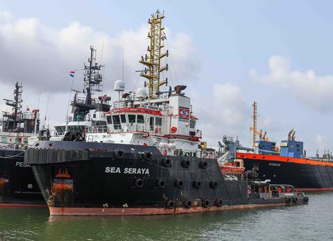 'Sea Seraya' was one of two tugs that marked a change of direction for Seacontractors (Peter Barker)