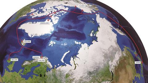 Far North Fiber will be the first multicontinental cable system through the Arctic