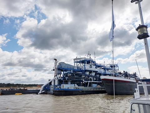 Alewijnse has upgraded the complete control system on board the floating sand processing installation Kaliwaal 41