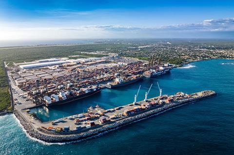 The Port of Caucedo Dominican Republic