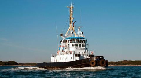 The 40 year old tug has a new lease of life including removable propeller nozzles (Alfons Hakans)