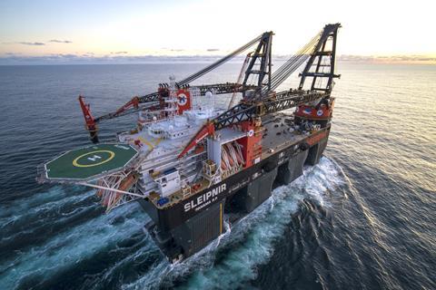 Sleipnir in transit Heerema Marine Contractors
