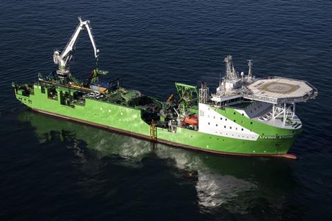 DEME Offshore US cable installation vessel Living Stone