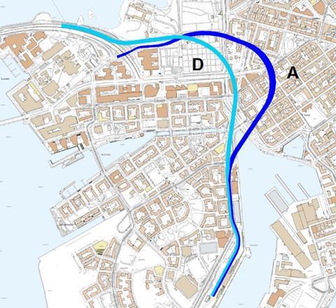 Tunnel options at the Port of Helsinki