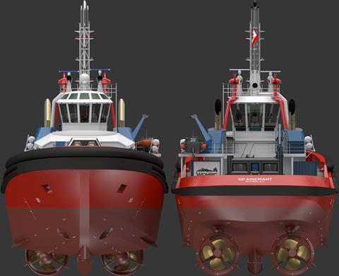 Kotug's new escort tugs will be capable of towing over both the bow and stern (Kotug)