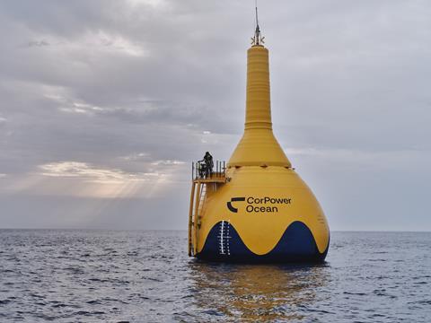 C4 wave energy converter - credit CorPower Ocean