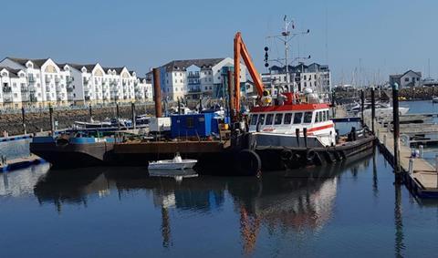 Following a period on charter 'Afon Ligwy' has joined Foyle Marine Dredging's fleet (Damen)