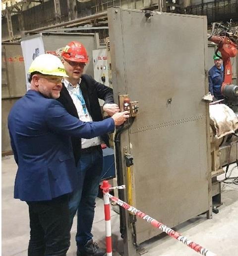 From left - Claus Toft, Global Director Offshore with BMS and Tomas Zamarski, Lead Project Manager of Huisman, Czech Republic