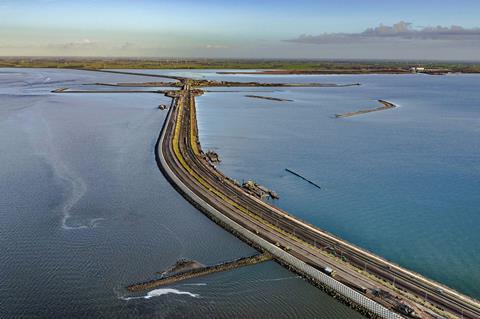 Coastal protection The Afsluitdijk Dam protects inland Netherlands from the North Sea