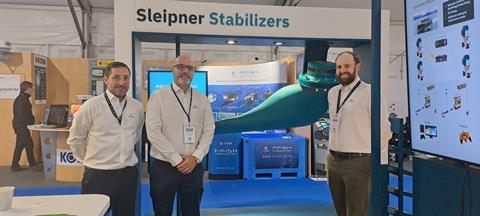 Sleipner, Luke Reed, Technical Support Manager, MD Russ Chadwick middle, Andreas Skauen, Solutions Manager -
