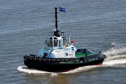The ASD Tug 2111 delivers 50tbp from a hull just 21m in length (Damen)