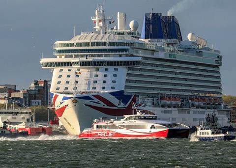 Cruise ship at ABP Southampton