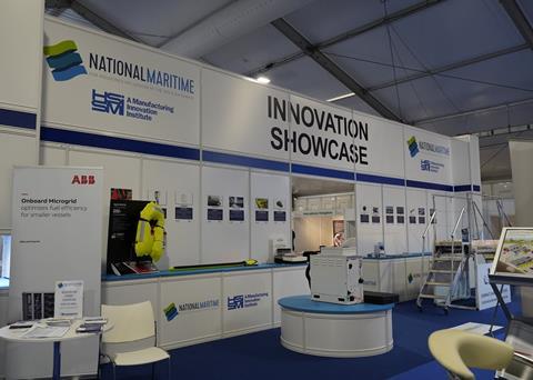 The Innovations Showcase display at Seawork 2019