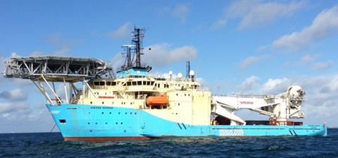 Maersk Nomad, the subsea support vessel