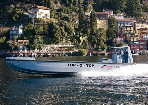 FB3 is a deep vee hull design for operating at speed with twin SP surface drives