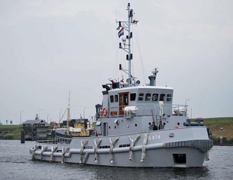 'Regge' is the third of four ex-Netherlands Navy tugs now under new ownership (Baltic Shipping Services)
